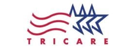 A red, white and blue logo for american airlines.